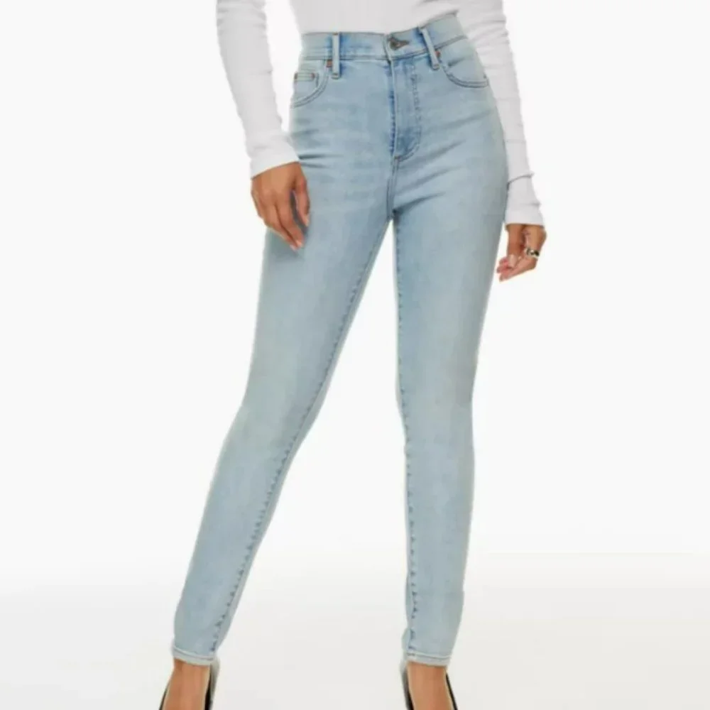 DENIM FORUM | NWT The Lola High Rise Skinny Light Blue Wash (Size 27) - Picture 2 of 9